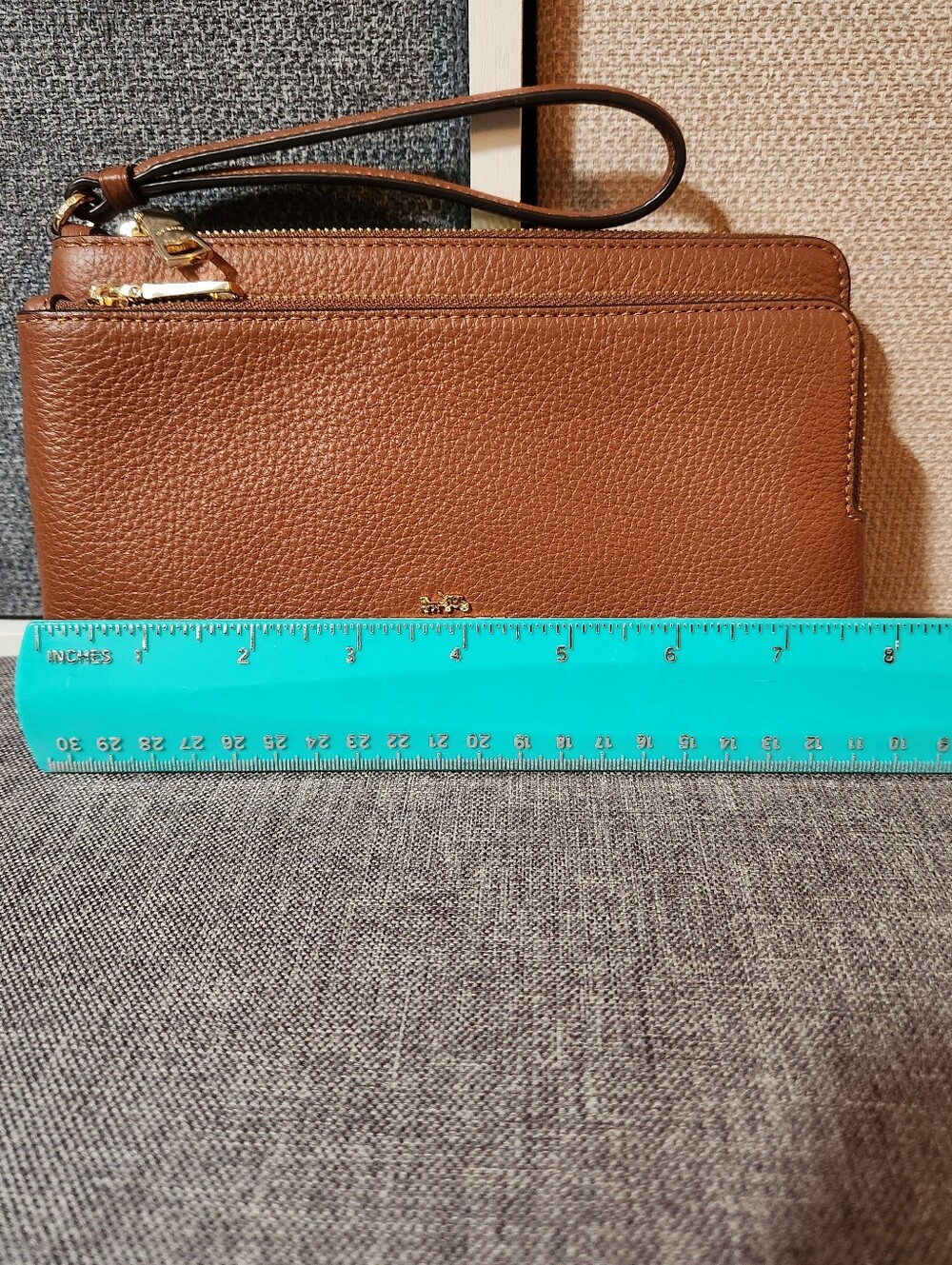Coach Double Zip Large Wallet - Picture 9 of 10